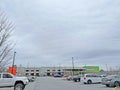 Walmart Neighborhood supermarket grocery retail store and parking lot