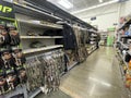 Walmart store interior hunting gear