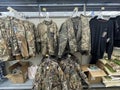 Walmart store interior hunting jackets