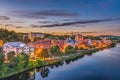 Augusta, Maine, USA Skyline Royalty Free Stock Photo