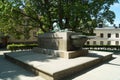 Augustin Ehrensvard`s tomb, at Suomenlinna Fortress, Helsinki, Finland Royalty Free Stock Photo