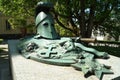 Augustin Ehrensvard`s tomb, at Suomenlinna Fortress, Helsinki, Finland Royalty Free Stock Photo