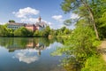 Augustinian Cloister of HÃÂ¶glwÃÂ¶rth in summer, Bavaria, Germany Royalty Free Stock Photo