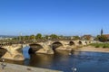 Augustus Bridge, Dresden, Germany Royalty Free Stock Photo