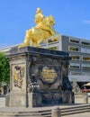 Augustus II the Strong statue in Dresden Royalty Free Stock Photo