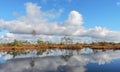 Aukstumalos swamp in autumn , Lithuania