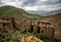 Aul - the ghost of Gra on the southern slope of the Samur ridge in Dagestan