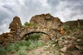 Aul - the ghost of Gra on the southern slope of the Samur ridge in Dagestan