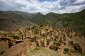 Aul - the ghost of Gra on the southern slope of the Samur ridge in Dagestan