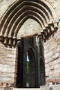 Aulps Abbey ruin, Saint-Jean-d`Aulps in the Haute-Savoie, French Alps Royalty Free Stock Photo