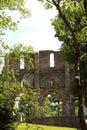 Aulps Abbey in Saint-Jean-d`Aulps, Haute-Savoie, French Alps Royalty Free Stock Photo