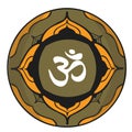 Aum Om Symbol Royalty Free Stock Photo