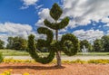 Aum symbol in Hindu temple near Chicago, Illinois