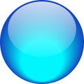 Web button aqua blue