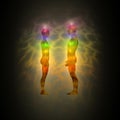 Aura - energy body - healing energy Royalty Free Stock Photo