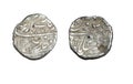 Aurangzeb Alamgir Silver Coin Dar Ul Jihad Hyderabad Mint