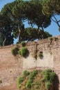 Aurelian walls in Rome
