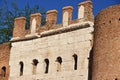 Aurelian walls in Rome