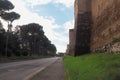 The Aurelian Walls in Rome, Italy