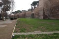 Aurelian Walls in Rome, Italy