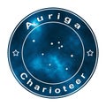 Auriga Star Constellation, Charioteer Constellation Royalty Free Stock Photo