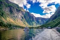 Aurlandsfjord and Flam in the background