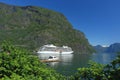 Aurlandsfjorden at Flam Royalty Free Stock Photo