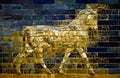 Aurochs of the Ishtar Gate Royalty Free Stock Photo