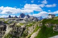Auronzo refuge, Dolomites Royalty Free Stock Photo