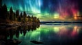 aurora astronomy northern lights Royalty Free Stock Photo