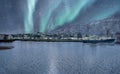 Aurora Boreal in Norway Royalty Free Stock Photo