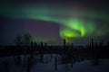 Aurora Borealis in Northwest Territories Royalty Free Stock Photo