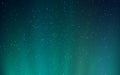 Aurora borealis background. Bright northern lights and starry sky. Space backdrop with shining stars. Green wavy light Royalty Free Stock Photo