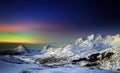 Aurora Borealis in day light Royalty Free Stock Photo