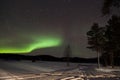Aurora Borealis in Inari, Lapland, Finland
