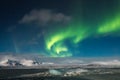 Aurora Borealis, Jokulsarlon Glacial Lagoon