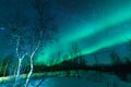 Aurora Borealis Northen lights phenomenon.