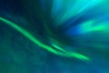 Aurora borealis, Northern lights, corona overhead Royalty Free Stock Photo