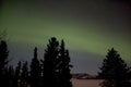 Aurora Borealis (Northern Lights) display Royalty Free Stock Photo