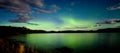 Aurora borealis (Northern lights) display Royalty Free Stock Photo