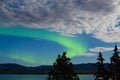 Aurora borealis (Northern lights) display Royalty Free Stock Photo