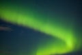 Aurora borealis (Northern lights) display Royalty Free Stock Photo