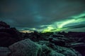 Aurora borealis (Northern Lights) in Iceland Royalty Free Stock Photo