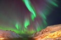 Aurora Borealis Over Ersfjorden, Tromso, Norway