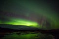 Aurora borealis over Iceland