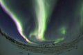 Aurora Borealis - Spitsbergen Royalty Free Stock Photo