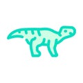 Aurora ceratops dinosaur color icon vector illustration Royalty Free Stock Photo