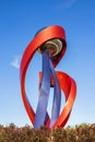 Hunter Brown's 'Life Blood' sculpture unveiled in The Aurora Highlands public art park Royalty Free Stock Photo