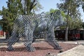 The Aurora Fabrica bear sculpture at San Miguel de Allende, Mexico