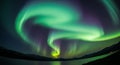 Aurora Gradient Flow Wallpaper Royalty Free Stock Photo
